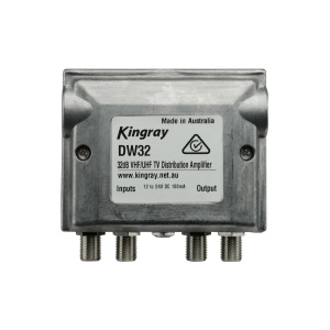 Kingray DW32 32dB Distribution Amplifier With Power Supply